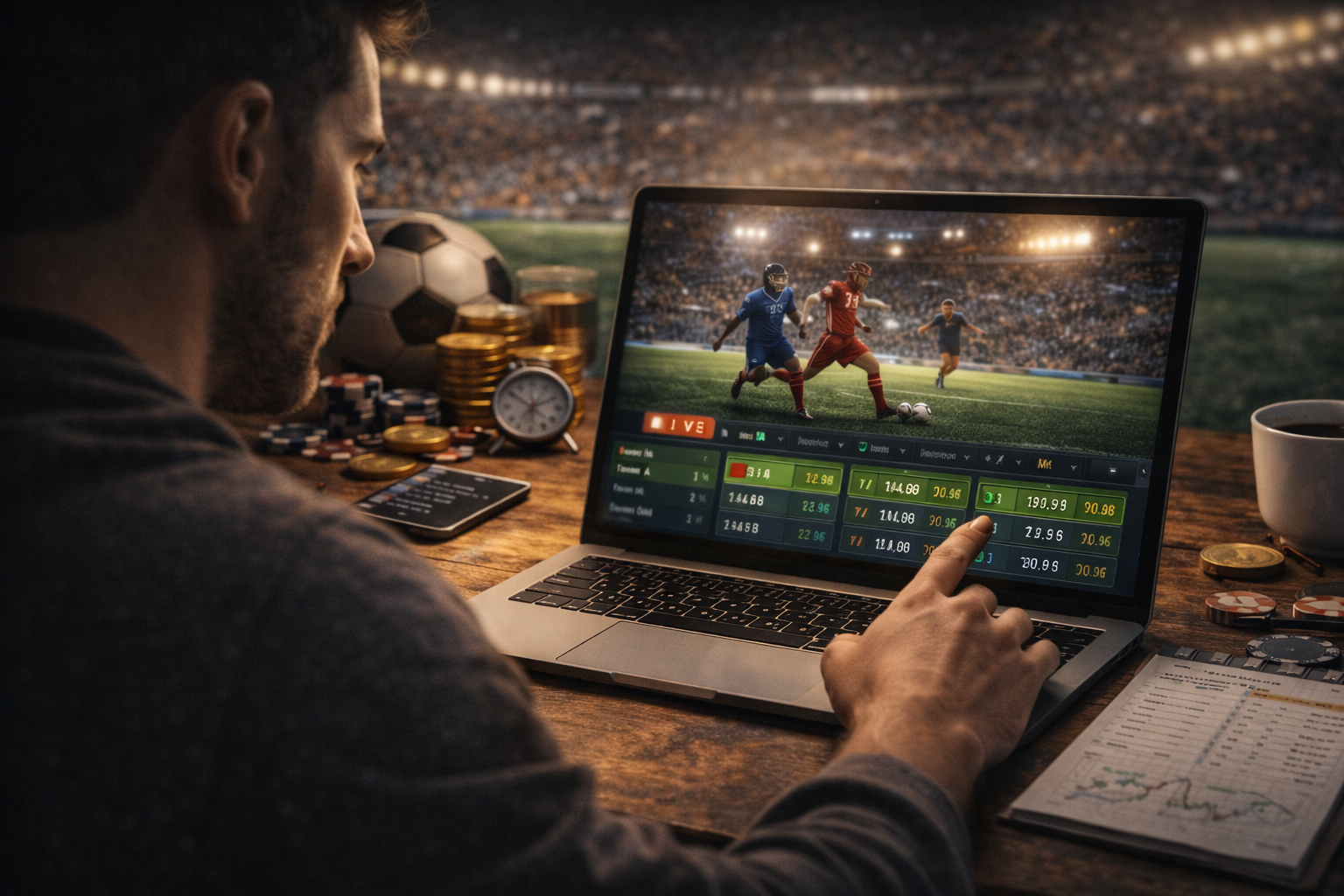 Trải nghiệm kịch tính theo từng phút thi đấu